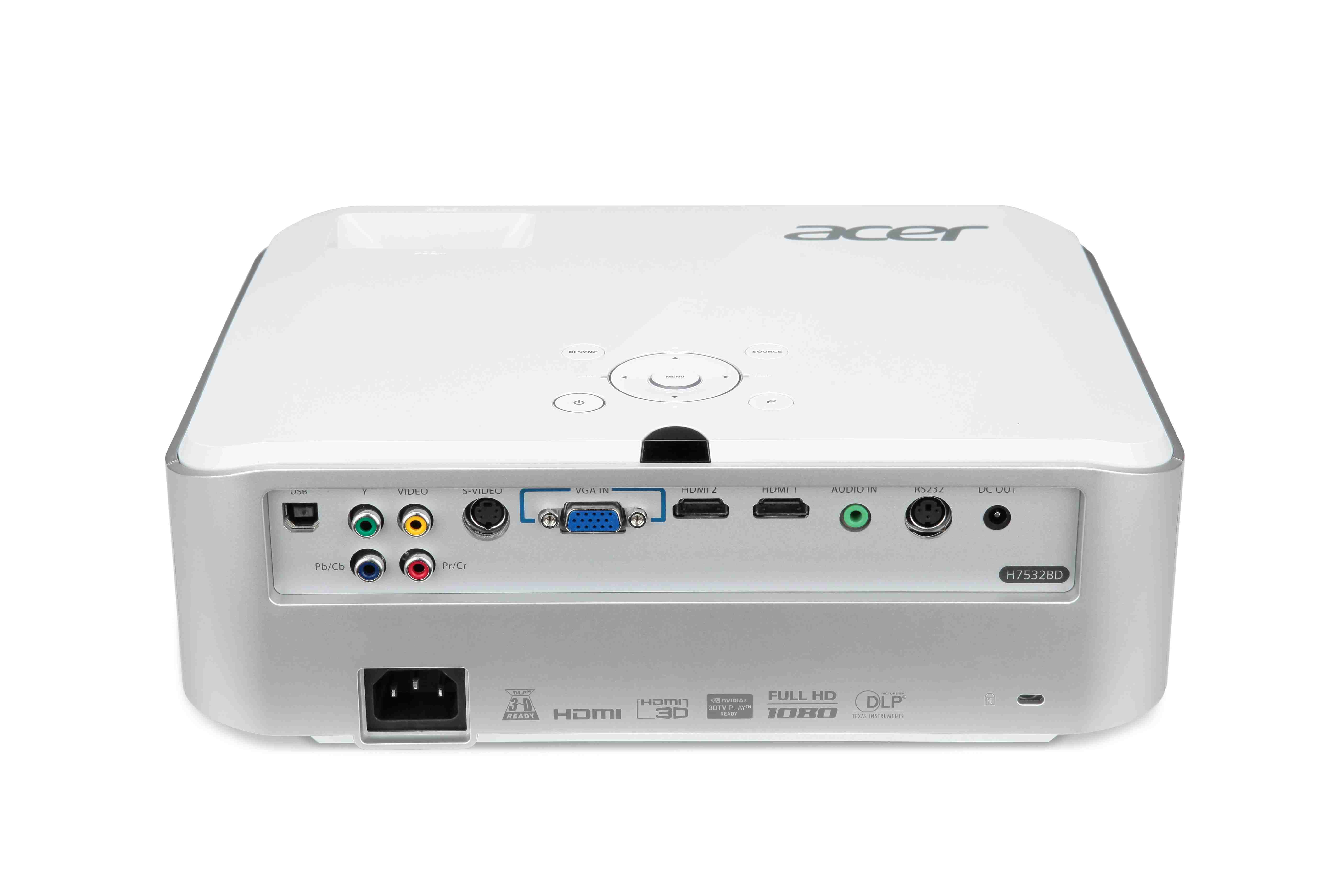 テレビ・映像機器 acer フルHD対応DLPプロジェクター H9500BD