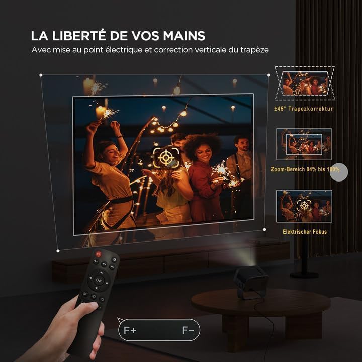 プロジェクター Jimveo E18 MINI VIDEO PROJECTOR Jimveo Projector: Jimveo E18 Mini HDTV LCD