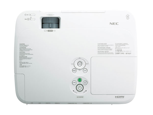 Nec M300W Projector: Specs, PDFs & Distance Calculator
