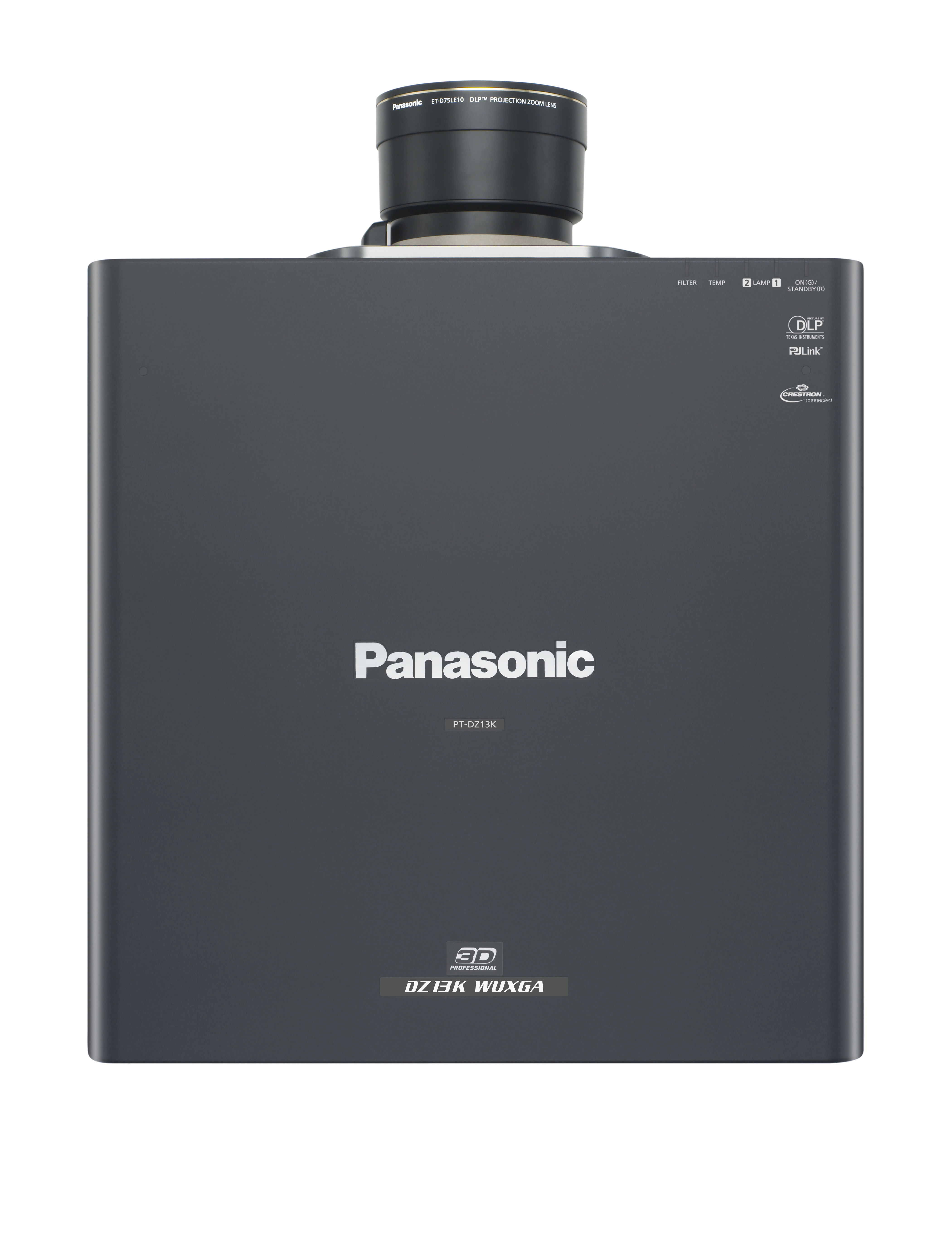 Panasonic PT DZ13 WUXGA 3D DLP Projector - 12000 Lumen