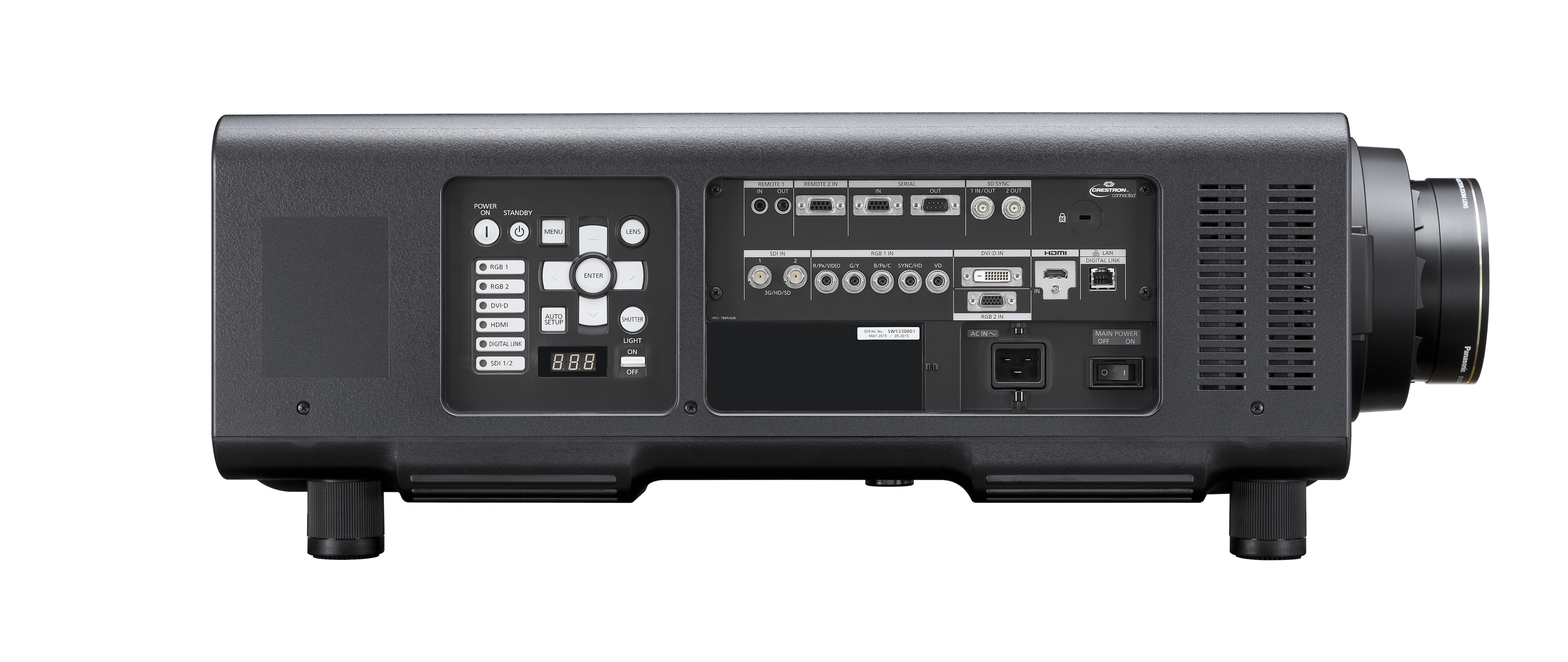 Panasonic PT DZ21K2 / Evo Projector: Specs, PDFs & Distance Calculator