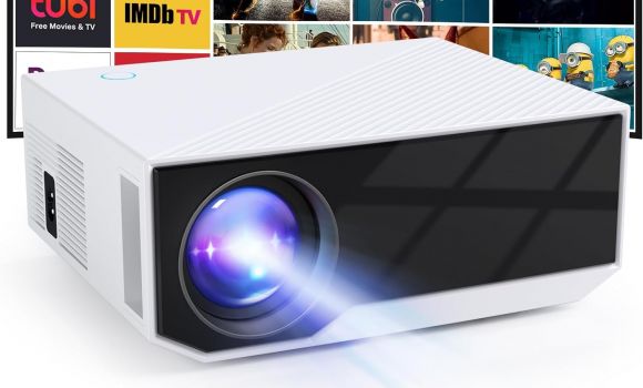 Image Wielio Beamer with 5G WiFi Bluetooth